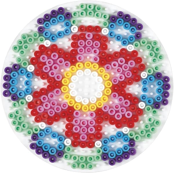 Hama - 221 - Hobbies - Midi-alusta - Suuri pyöreä, valkoinen