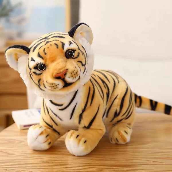 10,62\" Tiger Plysj Tigre Realistiske Utstoppede Dyr Jungeldyr Simulering