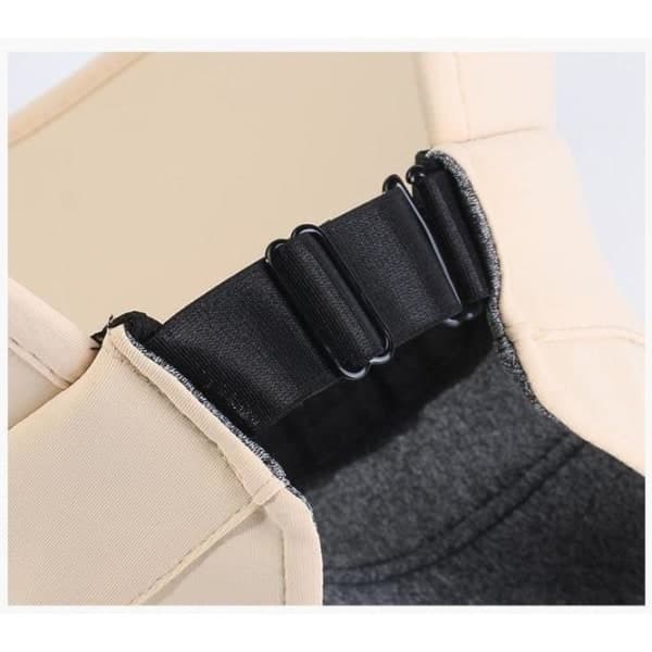 Foldbar solhatt med bred brem i is - black