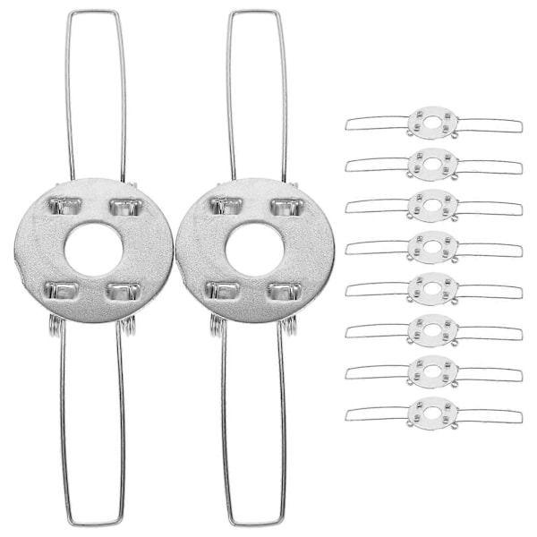 10 st Lampskärmsfjäderklämmor Ljusskärmsadapter Hängande Ljusskärm DIY Fjäderklämmor