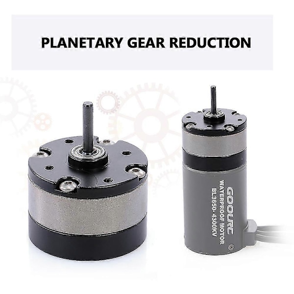 1/3 Planetväxelreducerare För 540 Motor Rc Bil Metallväxellåda