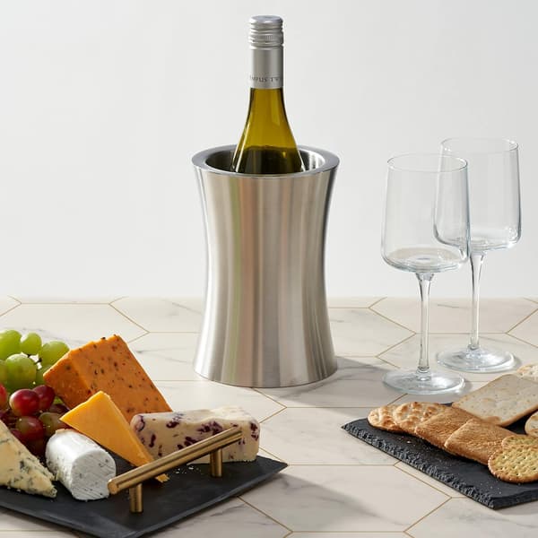Premium Vinkøler Spand - Dobbeltvægget Vinkøler i Rustfrit Stål - Champagnekøler 19cm x 10cm