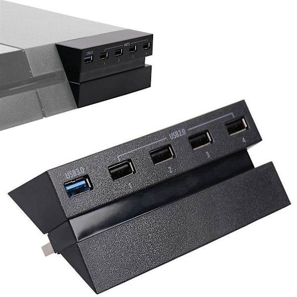 5 porte USB-hub til PS4 - High Speed-oplader, controller-splitter, udvidelsesadapter (hy)