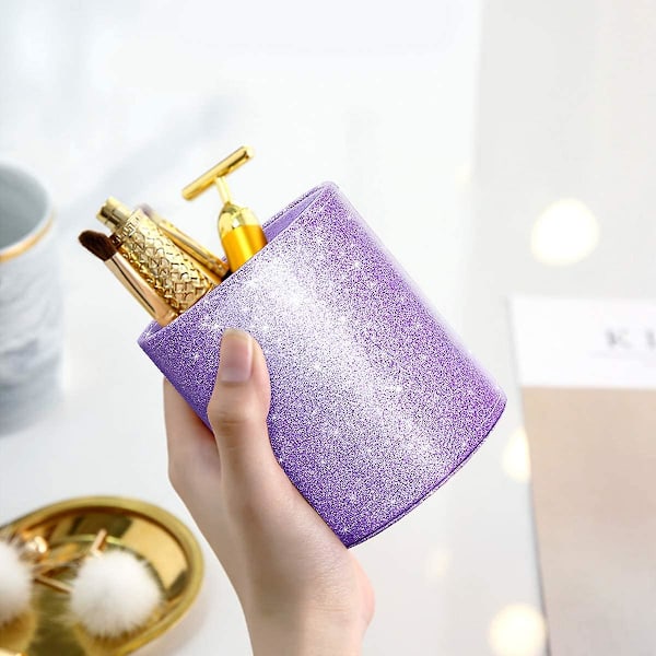 Kynäteline, Glitter Bling -koriste, yhteensopiva työpöydän kynäkotelon kanssa, yhteensopiva naisten tyttöjen kanssa