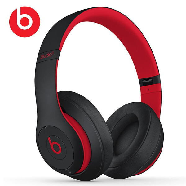 För Beats Studio3 trådlös brusreducerande Bluetooth hörlurar Headset 2024 Black