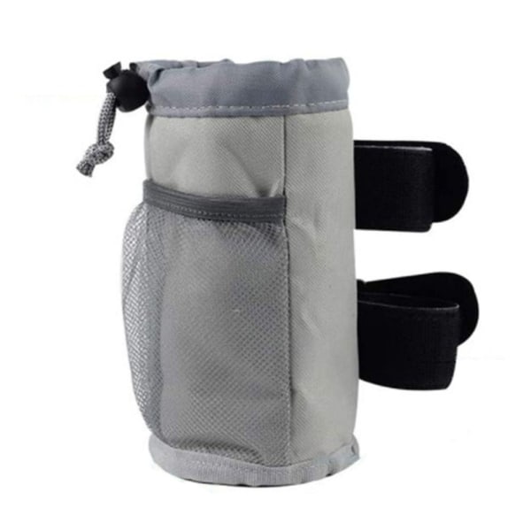 Sykkel vannflaskepose koppholder grey