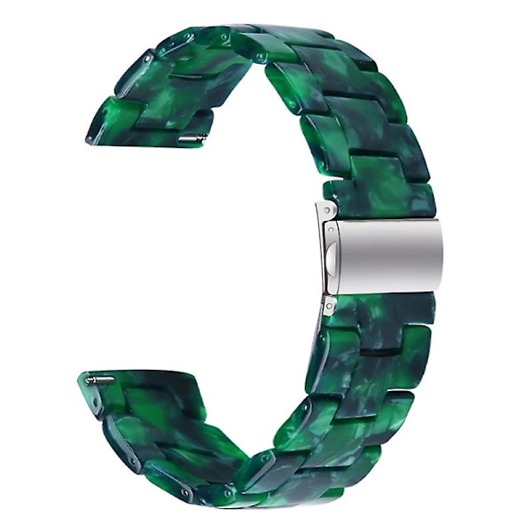 Ersättningsarmband för Garmin Vivoactive 4, 22 mm vattentätt klockarmband i harts Dark green Style V Garmin Vivoactive 4