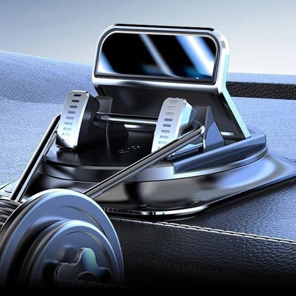 360° roterande bilinstrumentbräda telefonhållare - Universal halkfri mobiltelefonfäste