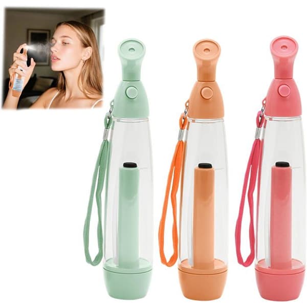 2-pack manuella vattensprutor - påfyllningsbara vattensprutor, bärbar vattenspruta i plast (3PCS-Mixed)