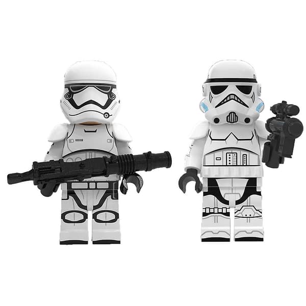 8 stk./sæt Clone Troopers Commander Minifigurer Star Wars Byggeklodser Legetøj