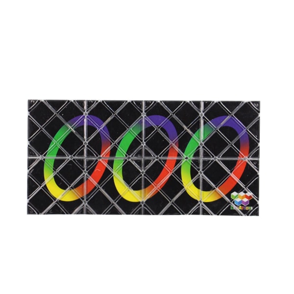 Fidget-lelut 8 paneelia 3 rengasta Magic Folding Puzzle Cubes Twi Sty Stress Relieve