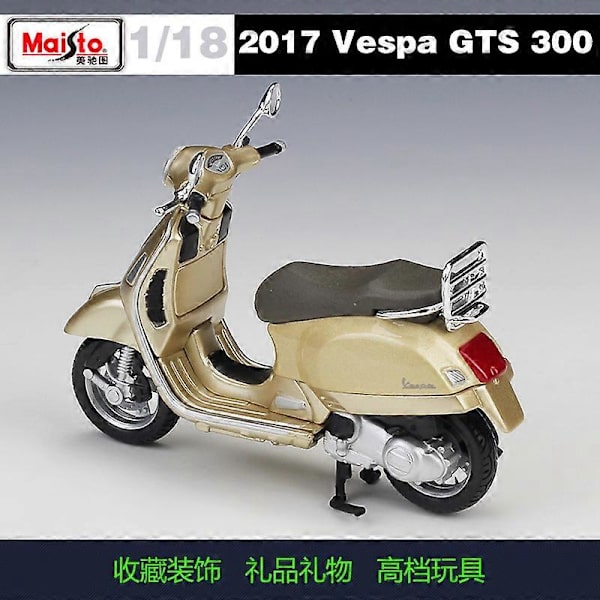 1:18 Vespa P150x 50 98 Gtr Gts 300 Lxv 2013 Sprint 150 Abs Scooter Motorcykel Simulation Legeringsmodell Retro Motorcykel MP5 Paperino