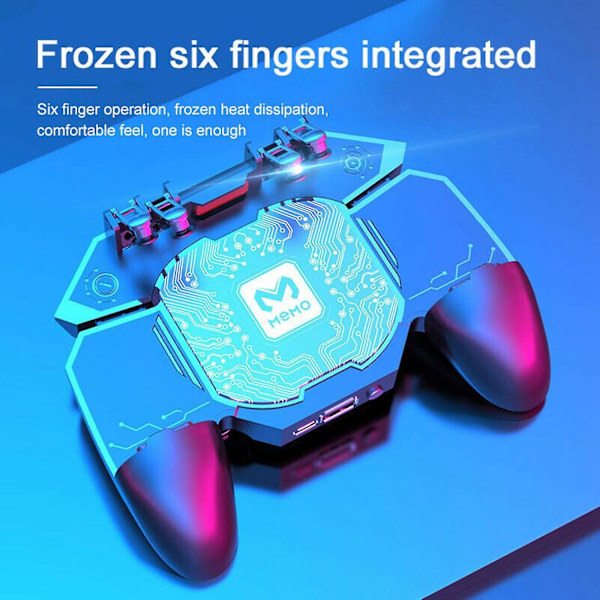 Memo Dl88 Gamepad Kompatibel med Pugb Spelkontroll Joystick Telefonkylare Halvledarkylare