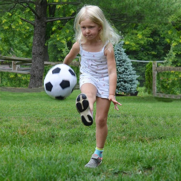 Myk fotball i plysj - Myk utstoppet fotball i plysj - Plysj pute fotball