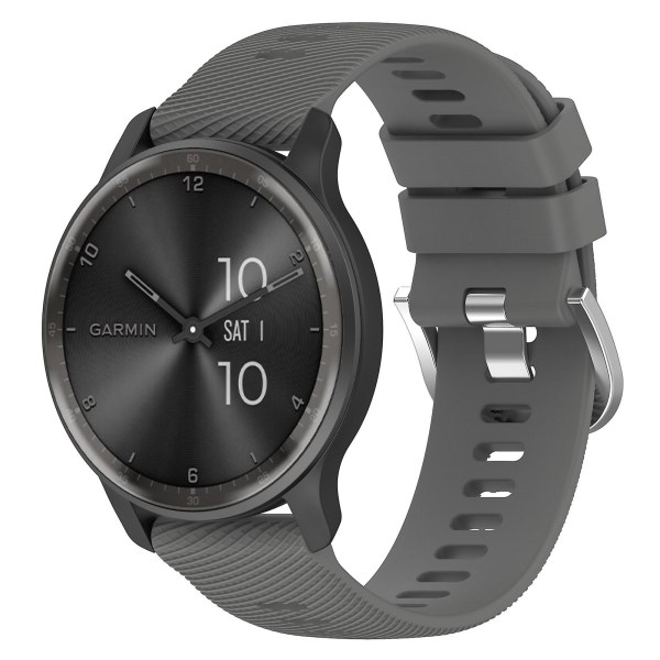 Silikonklokkebånd for Garmin Venu Dark Grey