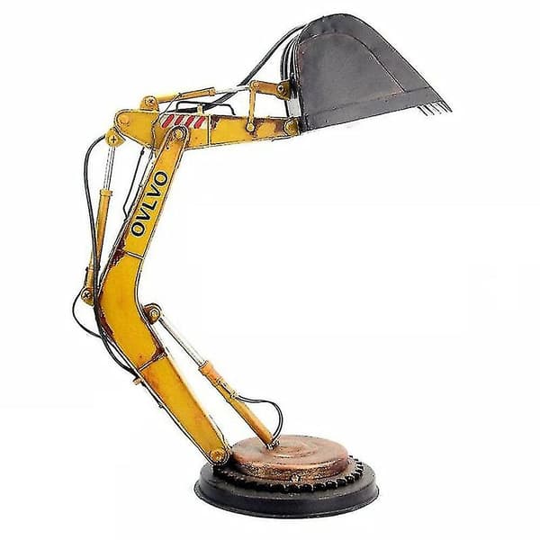 Retro gravemaskin bordlampe nattlys rom