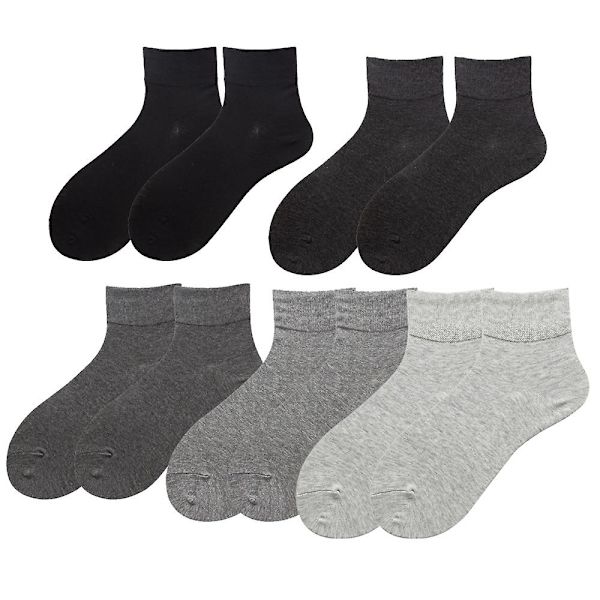 Kvinnors tunna bomullssockor, mjuka bootie-strumpor för kvinnor över ankelstrumpor Kombination 1 Combination 4