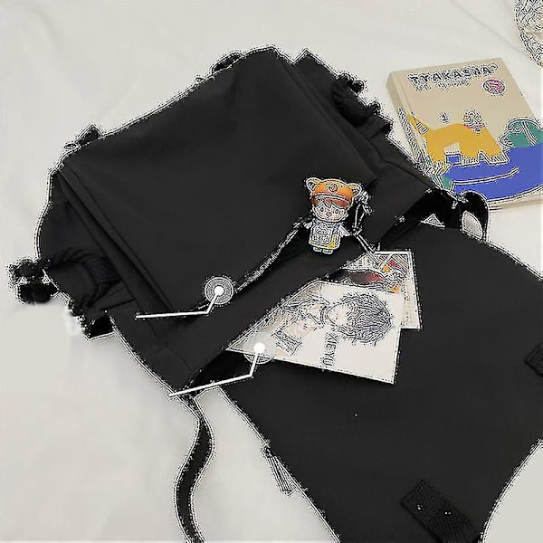 Retro Messenger Bag Herr Stor Kapacitet Lätt Axelväska Justerbar Axelrem