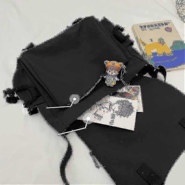 Retro Messenger Bag - Stor kapasitet, lett skulderreim