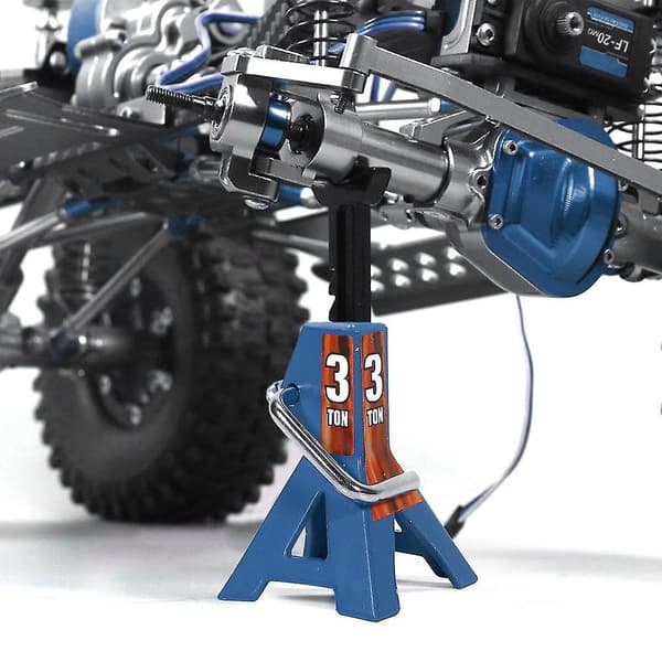 3 Ton Scale Jack Modell Axelstativ Lyft Leksaker Heavy Duty Support Fordon Golv spärr för Trx4 D90 C