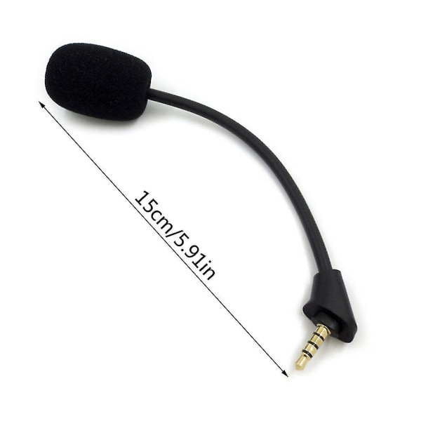 Mikrofon til Hyperx Cloud Alpha trådløst gaming headset, aftagelig mikrofonbom