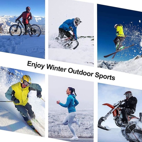 Varme øreværn til mænd og kvinder med løbe- og skiløb i koldt vejr. Lyserød pink