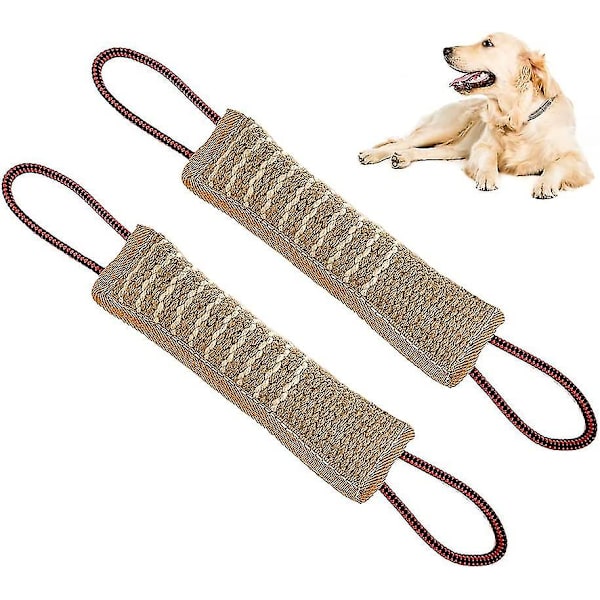 Tuggsticka i form av korv, tuggsticka för hundar, tuggsticka för hundar mjuk, 2 stycken 30 cm tuggsticka för hundar, tuggsticka med två öglor Hy