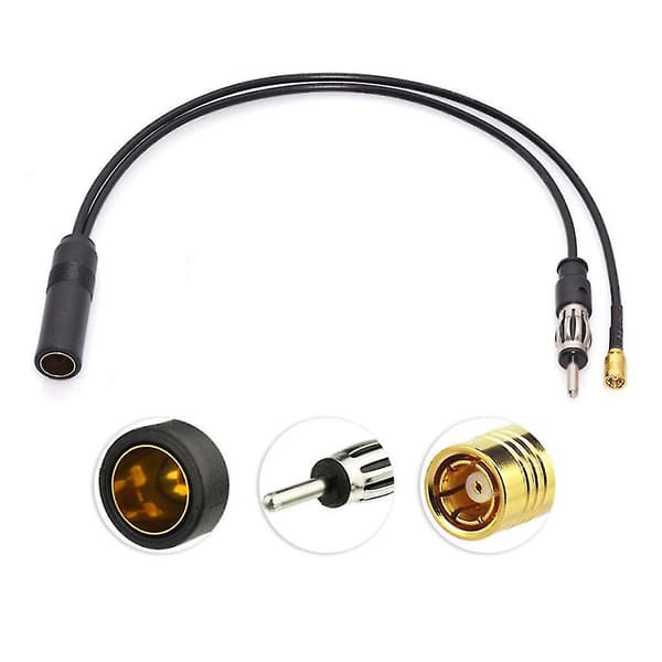 Bilradiokontakt Dab+ Fm/am Smb Antennsplitteradapterkabel