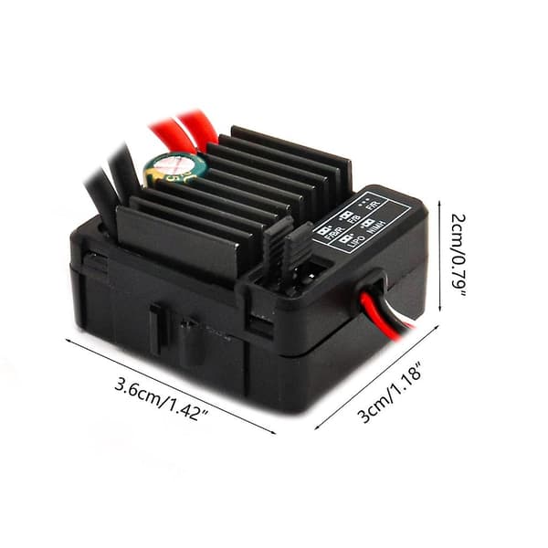 Børstet vandtæt elektrisk hastighedsregulator med bremsefunktion 60a Esc