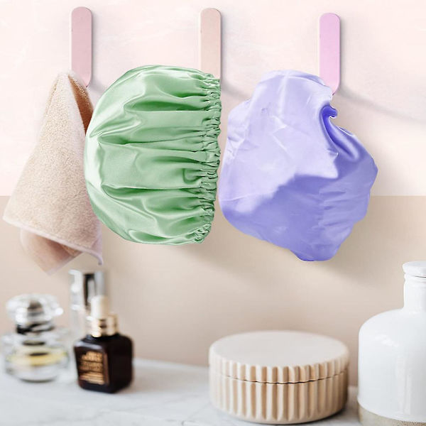 Gjenbrukbar dobbeltlags vanntett dusj- og badehette green