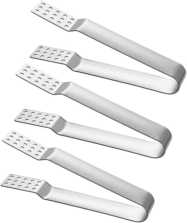 Teposeklemme i rustfritt stål, 3-pakning