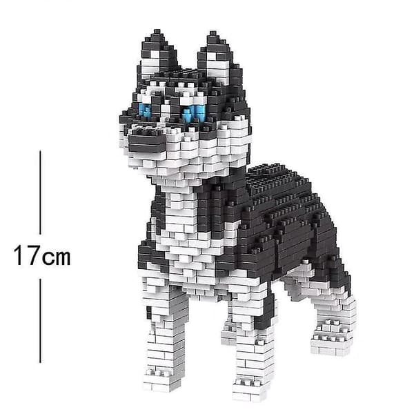 Dachshund Valp Modell Byggstenar Montering Pedagogiska Leksaker Husky(950pcs)