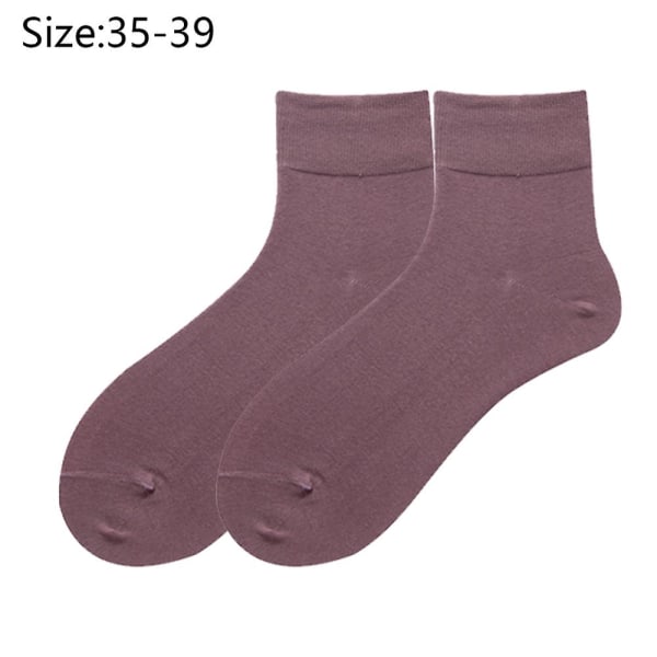 Women Thin Cotton Socks, Soft  Bootie Socks Women Above Ankle Crew Socks Combination 1