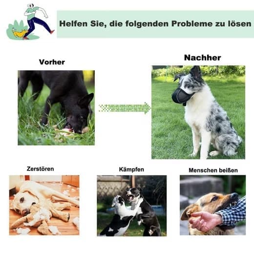 Justerbar hundemundkurv - Åndbar, reflekterende lyseblå L Light blue L
