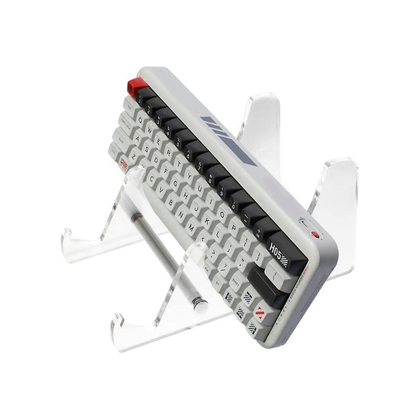 Tastaturstativ 3-lags mekanisk tastaturskjermstativ Gjennomsiktig akrylholderstativ Gaming Keyboard Plateholder