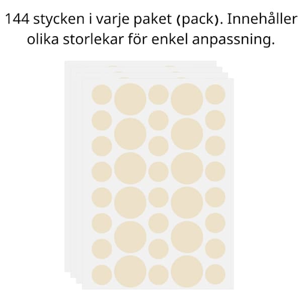 Acneplåster - Finnplåster – 144 stycken
