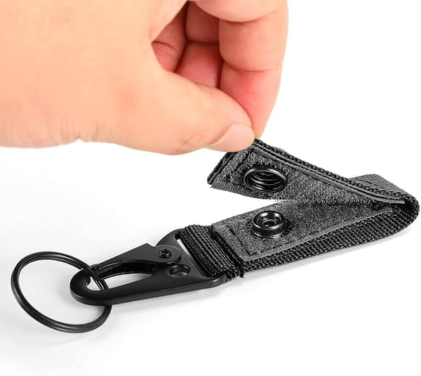 Taktisk Molle nøglering Gear nøgleholder Nylon bælte nøglering Molle webbing nøgleklemme spænde til bælter Molle tasker