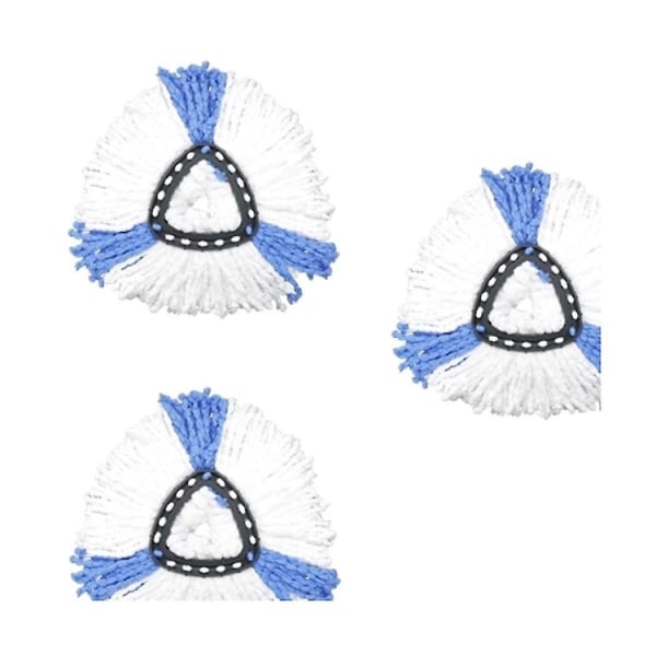 Reservedele egnet til O- Swivel Triangular Mop Mikrofiber Rengøring Mop Klud