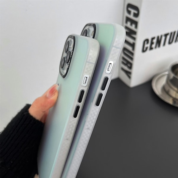 Mobiltelefonskal för iPhone 14 Pro, PC+TPU, med laserdiskolorering