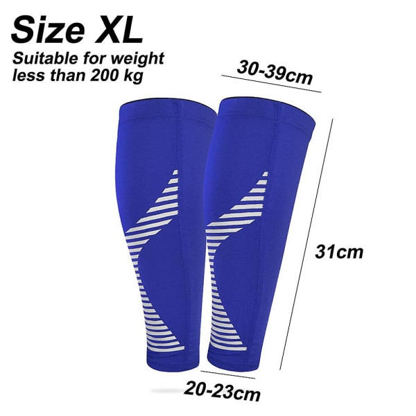 Leg Compression Set, Calf Support Set, Menn Og Kvinner Leg Pain Relief, Egnet For Fitness Style 1