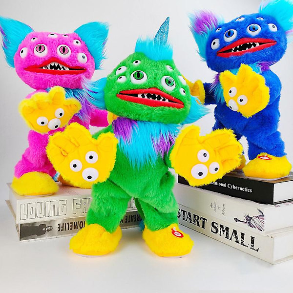 Elektrisk plys Burpee legetøj Multi-eyed Monster Poppy Playtime dukke dansende elektrisk legetøj