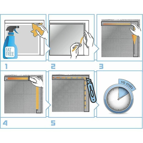 Myggenet i mesh - Høj kvalitet glasfiberstof til effektiv beskyttelse mod insekter