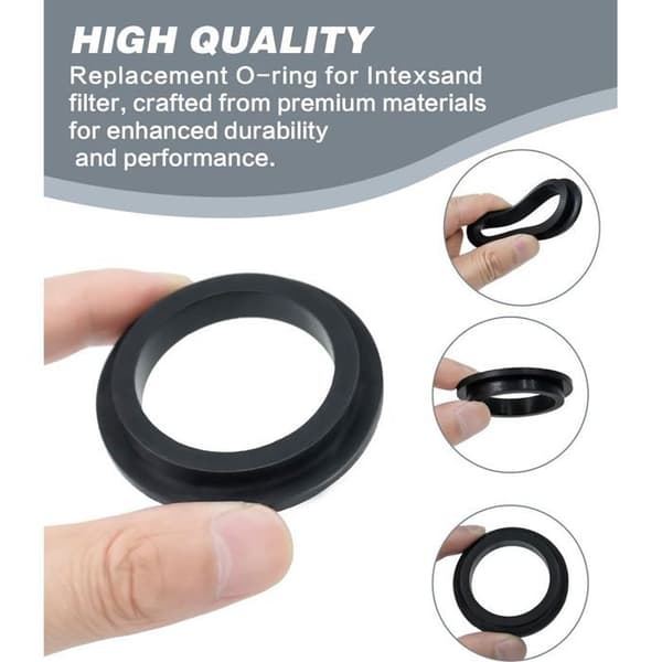 CCYKXA 6-pack gummio-ringar för Intex poolpump, Intex pooltillbehör, Intex spa-tätning, O-ring