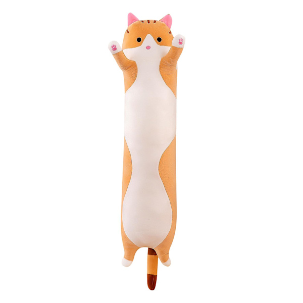 Katt plyschdocka kudde gosedjur barnens present 70CM Brown