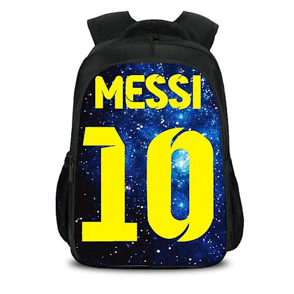 16 tum fotboll Messi 10 3d tryck barn skolväskor ortopedisk ryggsäck barn skolpojkar flickor Mochila tecknad väska style 11
