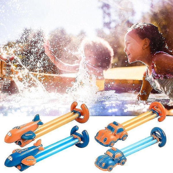 Vattenspruta Poolleksak 13-19 Ft Räckvidd Strand Vattenspel För Barn Utdragbara Vattenleksaker Med Vattenlek Funktioner Sommaraktivitet Himmelblå