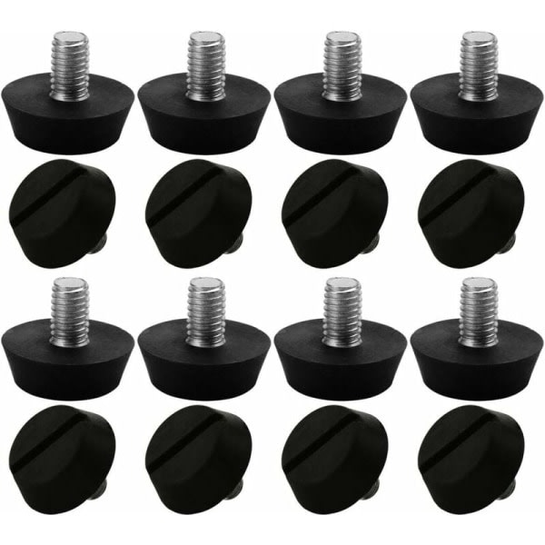 16 justerbare møbelføtter Nivellering Glider Base Leg Table Cap