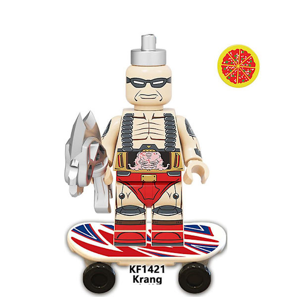 12 stk/sett Teenage Mutant Ninja Turtles-serien Minifigur Samlet Mini Byggeklossleker Gaver Hjemmedekorasjon