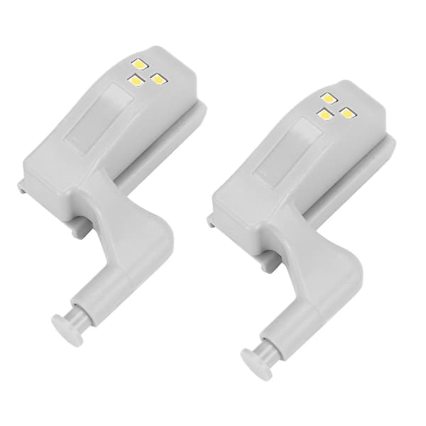 10 stk LED hengende lys for skap og garderober, smart sensorlys, varmhvit