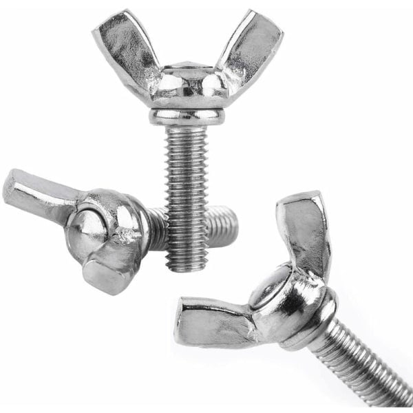 25 stk vingmutter M6 X25 mm vingeskrue med metrisk bolt 304 rustfritt stål